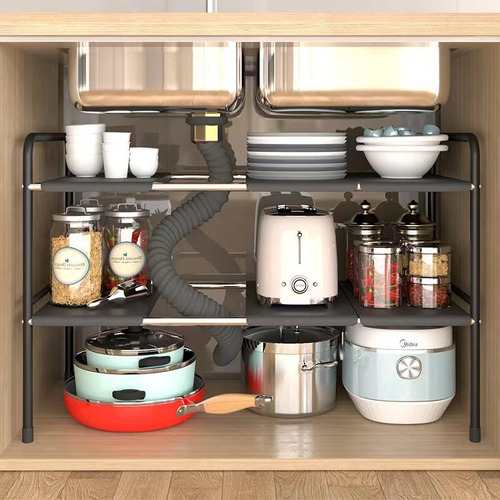 Mueble Organizador Estante Cocina Baño Ajustable