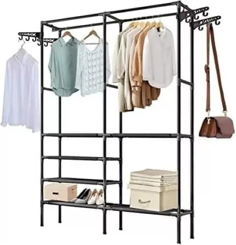 Rack Perchero Soporte Almacenimiento Closet Zapatos Ropa 