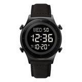 Reloj Digital Para Hombre, Pantalla De Cristal, Caja De Alea