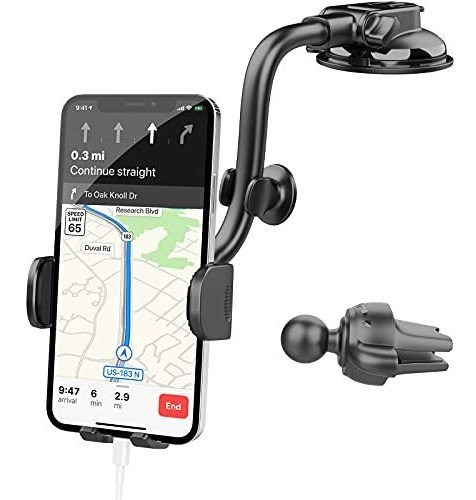 Cell Phone Holder For Car 3 In 1 Long Arm 1zero Car Phone Mo