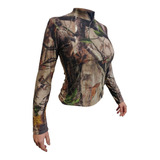 Remera Polera Termica Mujer Camuflado Realtree Proteccion Uv