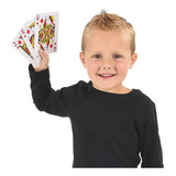 Naipes De Poker Gamie Jumbo -  De Juego Para Niños, Homb Npk