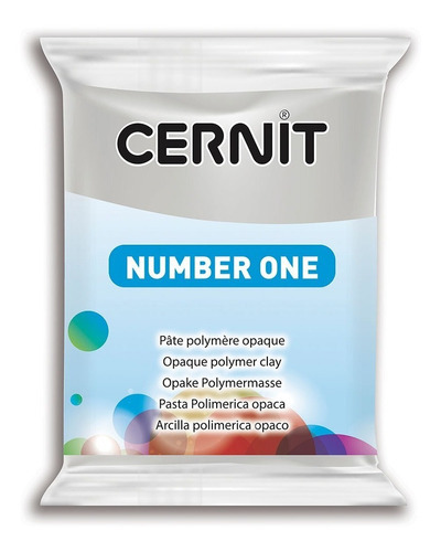 Cernit Number One Arcilla Polimérica 56 G Colores A Elección Color Gris