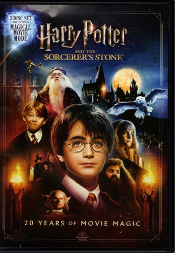 Harry Potter Piedra Filosofal Edicion 20 Años Pelicula Dvd