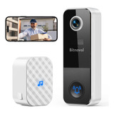 Timbre Inalámbrico Con Cámara 2k Smart Wifi Video Doorbell P