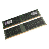 Kit 2 Memória 8gb Ddr3 Kingston Kvr1333d3d4r9sk2 P/ Servidor