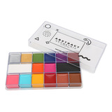 Paleta De Pintura Corporal Athena Imagic, 16 Colores, Aceite