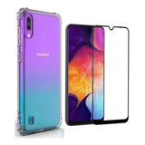 Capa Compatível Galaxy A10 A105 6.2 + Película 3d Vidro