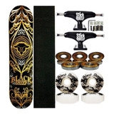 Skate Profissional Black Sheep 7.75 8.0'' Street Rodas 55 Mm