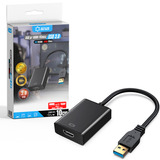 Placa De Video Externa Cabo Adaptador Conversor Usb 3.0 X Hdmi 1080p Multi Telas Placa