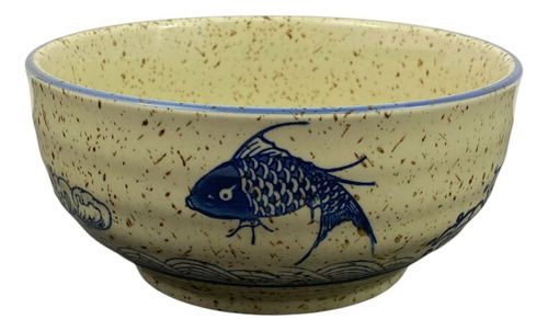 Bowl De Ceramica Estilo Oriental Para Ramen 15,5cm
