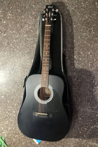 Guitarra Electroacústica Cort Ad810e Bsk Negra