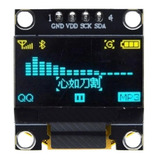 Display Oled 128x64 0.96 Para Arduino (amarillo Y Azul)