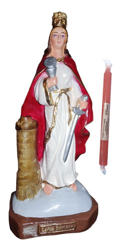 Santa Bárbara Figura  Decorativa 