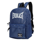 Mochila Everlast Urbana 21488 Color Azul Diseño Estampado 11l