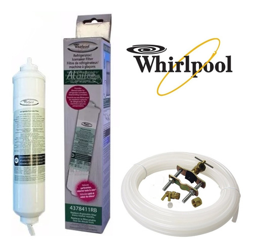 Filtro De Agua Para Nevera Whirpool 4378411rb Con Kit Instal