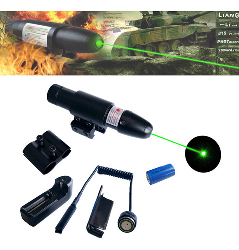 Mira Laser Verde Greendot 9- 20 Mm Universal Air Soft