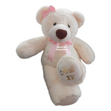 Oso De Peluche Xv Años Baby Shower Personalizado Regalo 65cm