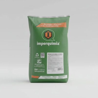 Estuco Grueso Imperquimia Blanco 25kg Modelo Espacios Grueso | Meses sin interés