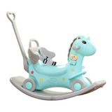 Caballo Mecedor - Carrito 2 En 1 Azul Epachamo