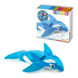 Piscina De Playa Inflable Giant Whale Boya Intex 58523, Color Azul