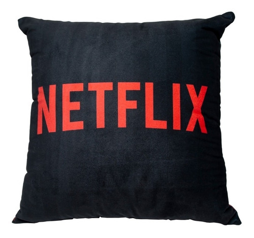 Almofada Fibra Veludo 40x40cm Netflix Brand