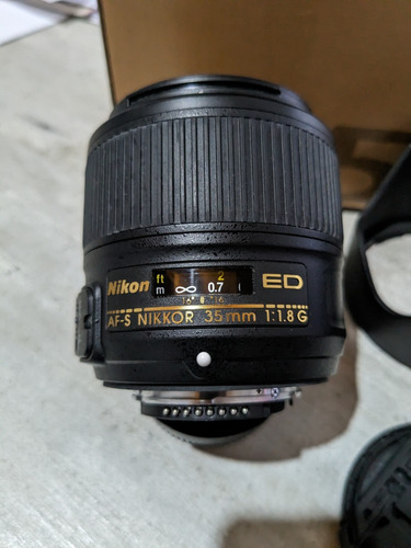 Lente Nikon Nikkor 35mm 1.8 Af-s - Full Frame  Como Nuevo