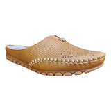 Zapato Mocasin Mujer Sin Talon Comodo Y Ligero Camel 7467