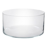 Cubo De Vidro 20x10cm Transparente Vaso Tubo Para Decoração