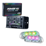 Central Ajk Power Vu Rgb + 2 Faróis Rgb Ajk 6w