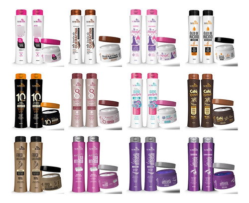 30 Produtos 10 Kits, Shampoo +condicionador +mascara Ref25