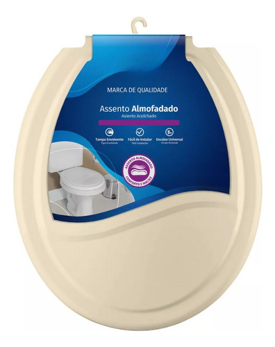 Assento Oval Sanitario Almofadado Cores Envio Rapido Atacado