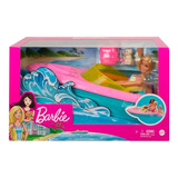 Playset Barbie Lancha Con Muñeca Y Accesorios 