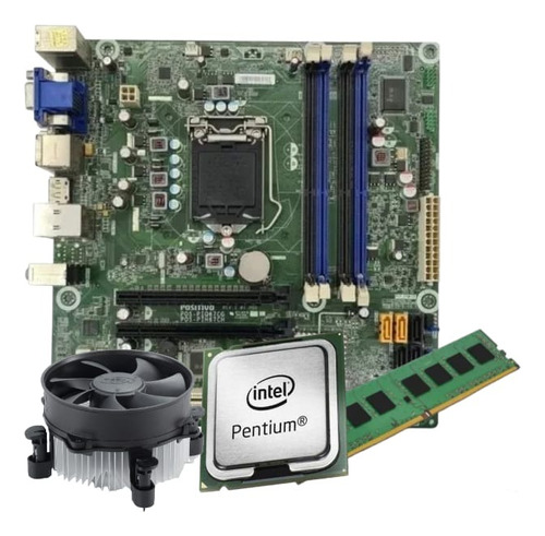 Kit Placa Mãe Lga 1155 Ddr3 Processador Pentium + 8 Gb