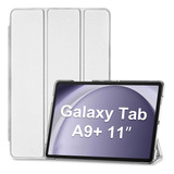 Carcasa Inteligente Para Galaxy Tab A9 Plus Color Plateado