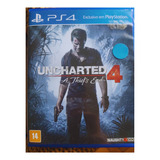 Uncharted 4: A Thief's End Ps4 Português ( Mídia Física)