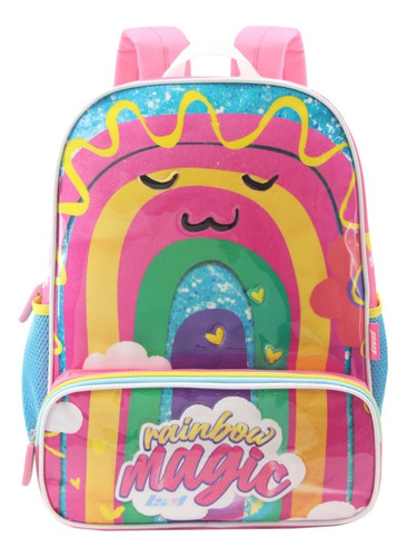 Mochila Escolar Niñas Nena Colegio Reforzada Jardin Grande