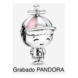 Charm Niño Compatible Marca Pandora,plata