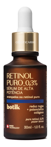 Sérum Facial De Alta Potência Botik Retinol Puro 30ml