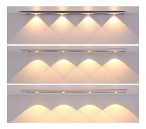 Luz Led Recargable Con Sensor De Movimiento Largo 80 Cms.