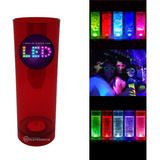 Copo Long Drink C/ Sensor De Líquido Led Neon Balada 22764