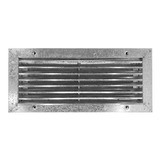 Rejilla Ventilacion 40x15 Fija - Con Mosquitero Galvanizada