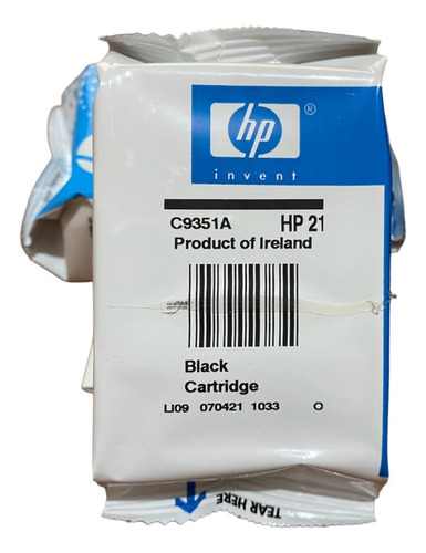 Original Hp Ink Cartucho Impresora Tinta 21 Sc / 1 Pieza