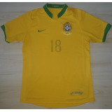 Camisa Seleção Brasileira 2006 Nike #18 Robinho Brasil 2006