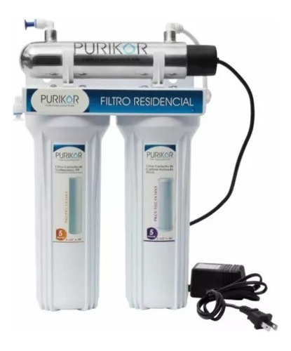 Filtro Purificador 3 Etapas,lampara Uv-6w Purikor Doméstico