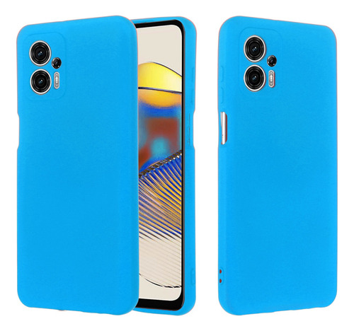 Funda Silicona Con Gamuza Para Motorola G13 G23 G53 + Vidrio