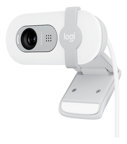 Logitech Brio 100, Webcam Full Hd 1080p / Rightlight 2, Wht Color Blanco