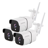 Kit Cámaras De Seguridad Bullet Gadnic Hd Wifi Exterior X3