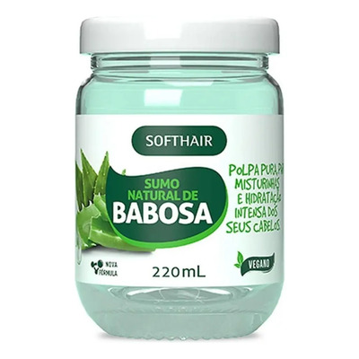 Sumo De Babosa Natural Para Cabelo Polpa Misturinha Softhair