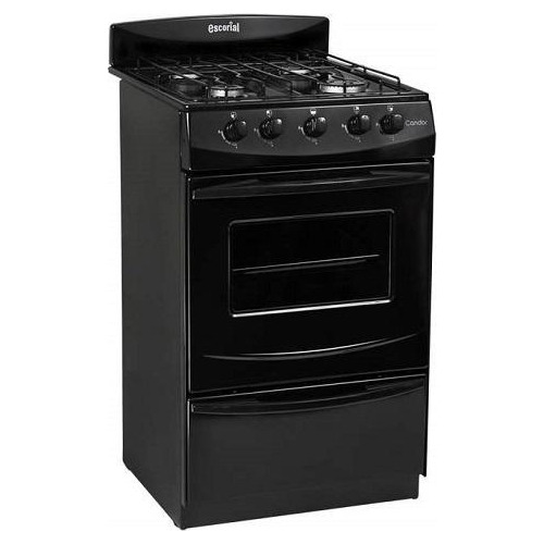 Cocina Escorial Candor S2 Black Gas Envasado Maitess